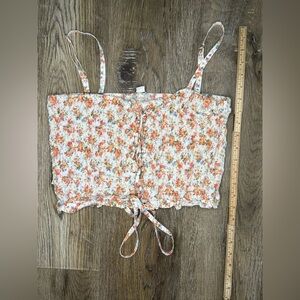 American Eagle Floral Crop Top